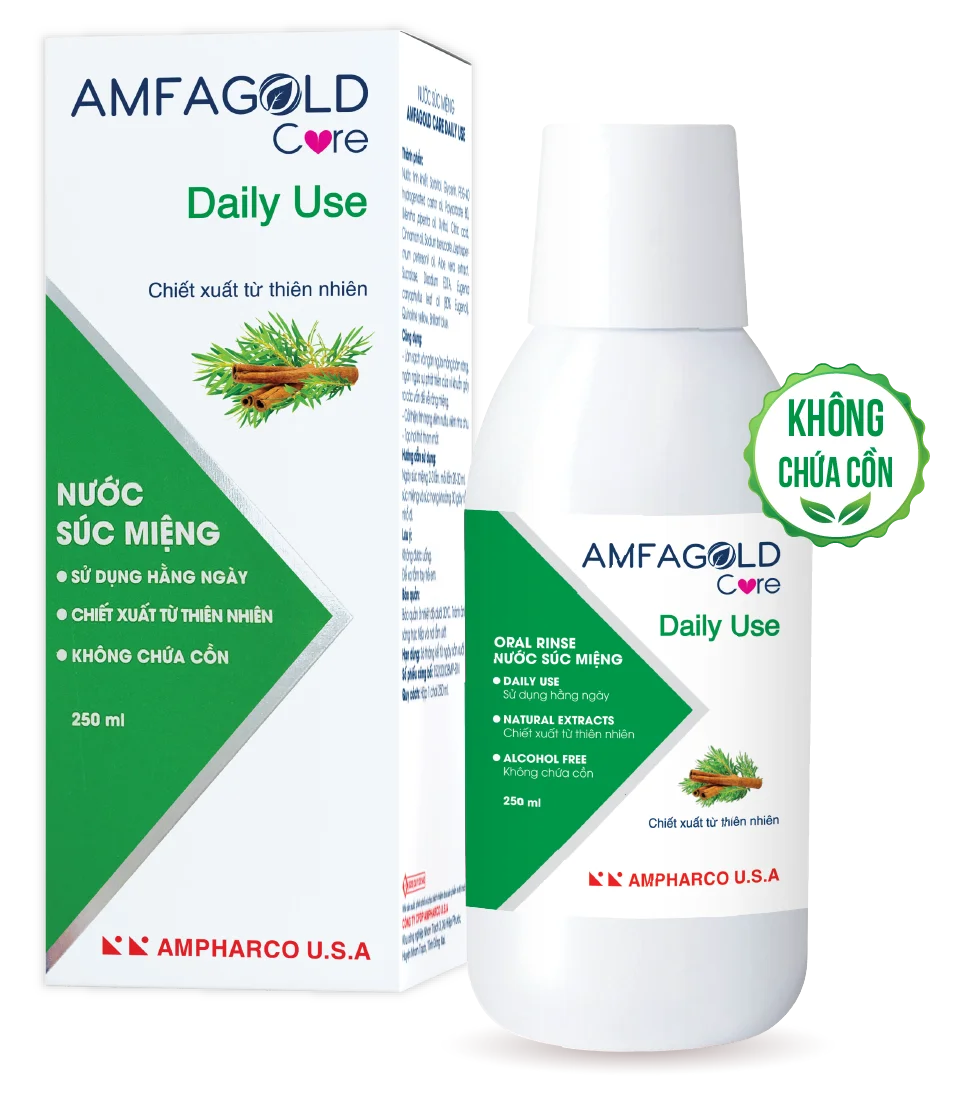 Nước súc miệng AMFAGOLD CARE DAILY USE