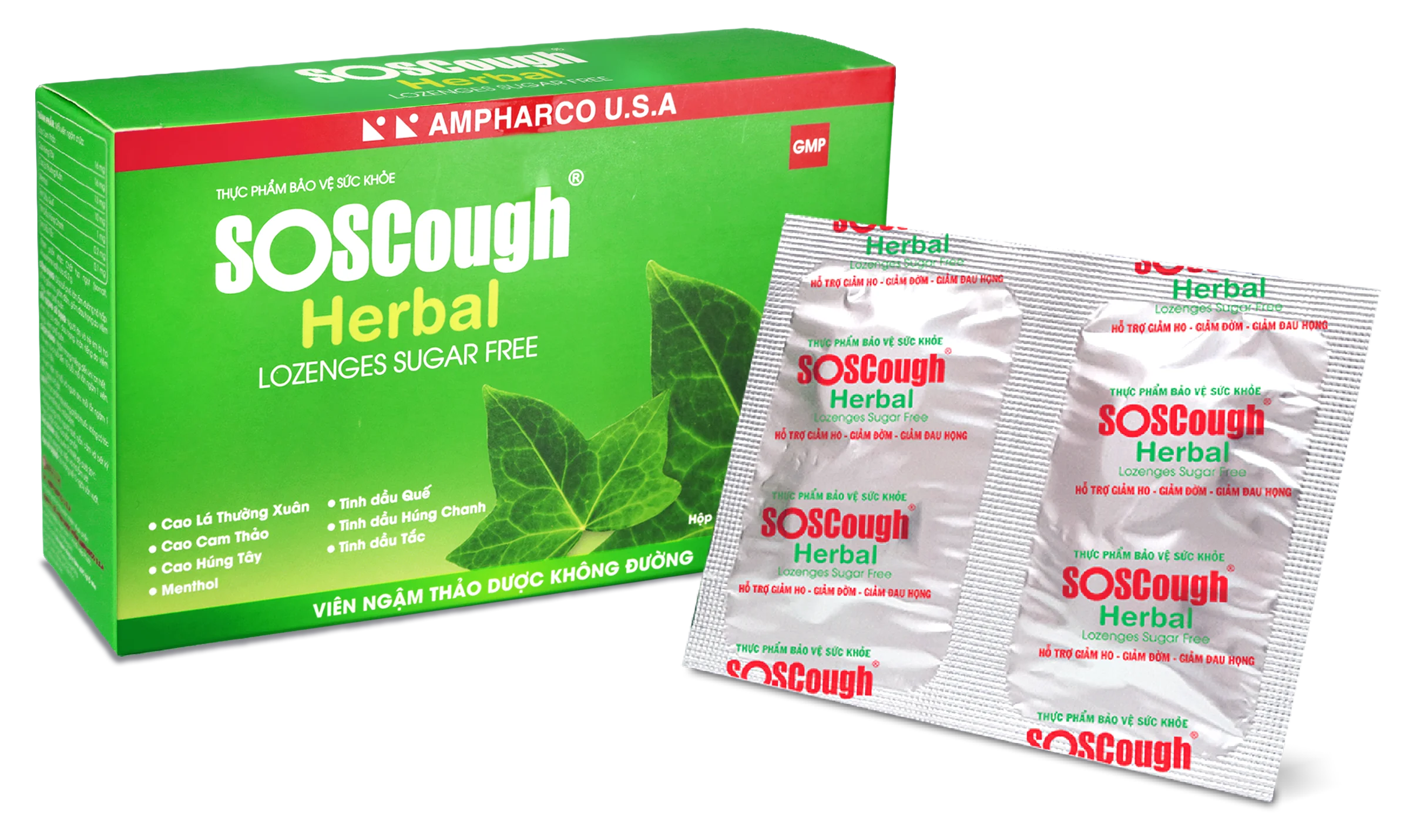 SOSCough Herbal Lozenges Sugar Free